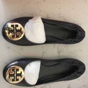 Tory Burch Reva Ballerina Flats - Size 7.5